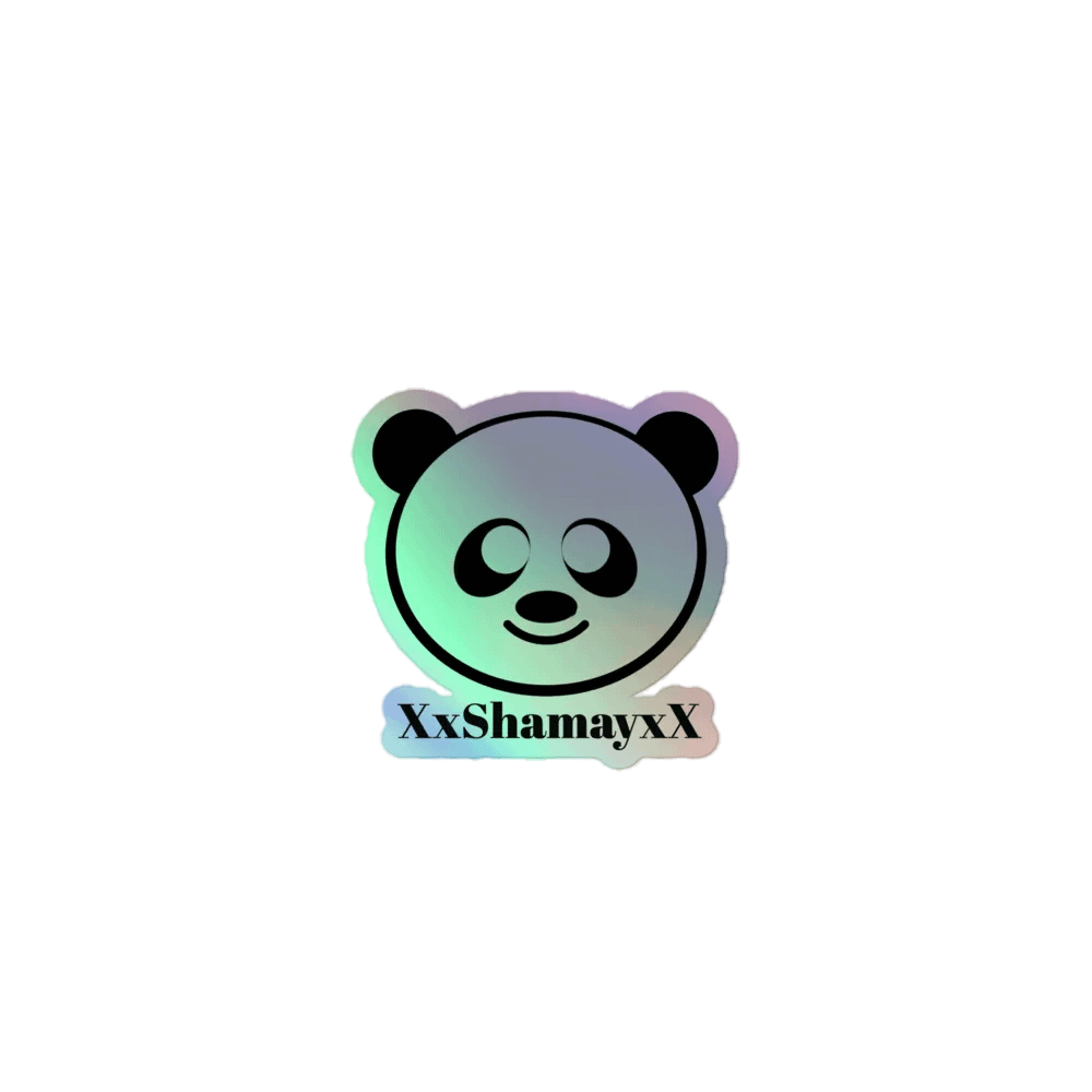 XxShamayxX Panda Holographic Sticker Sheet product image (1)