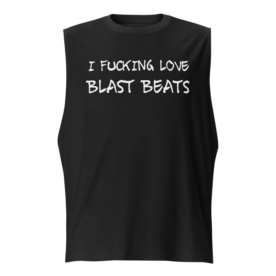 I Love Blast Beats muscle tank product image (2)
