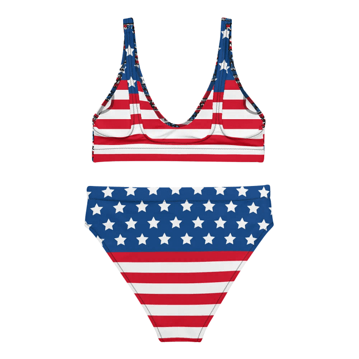 Women's High-Waisted Bikini: Proud American product image (2)