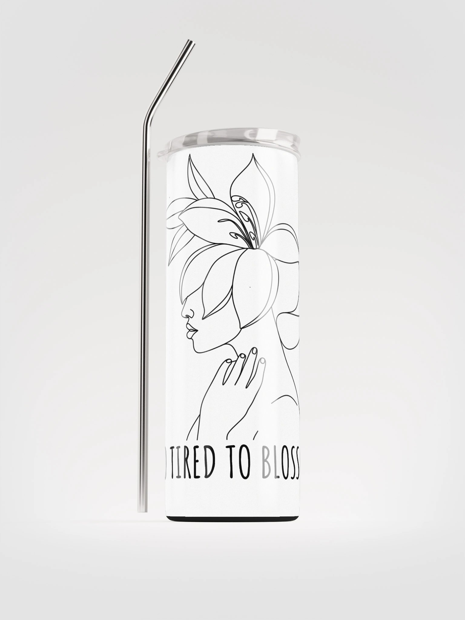 Too Tired to Blossom Tumbler product image (2)
