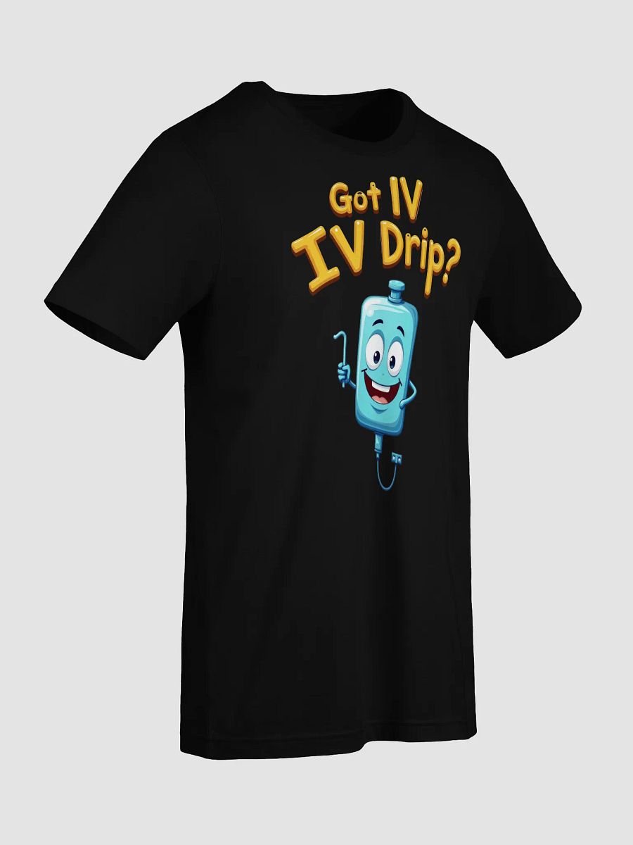 Cheerful IV Drip Cartoon T-Shirt product image (94)