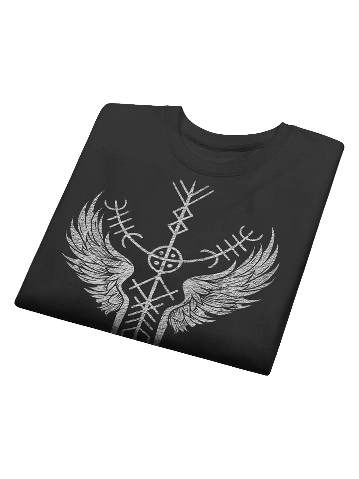The Valkyrie Stave Premium Sweatshirt (grunge print) product image (2)