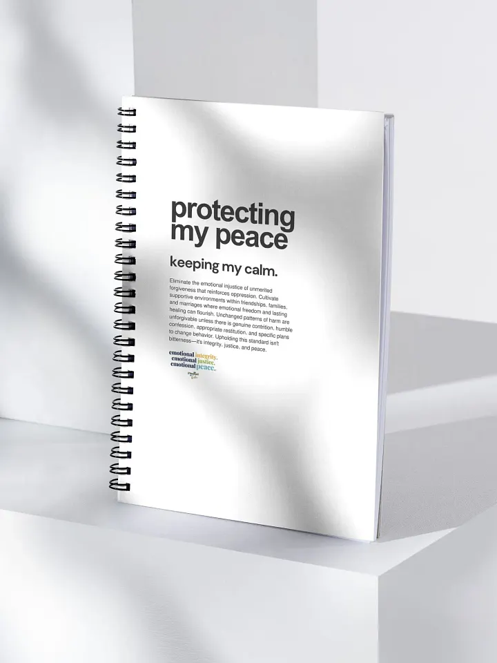 Official Planted By Calm | Calm Keepers Dot Spiral Notebook (Style 3 - Clouds) product image (2)