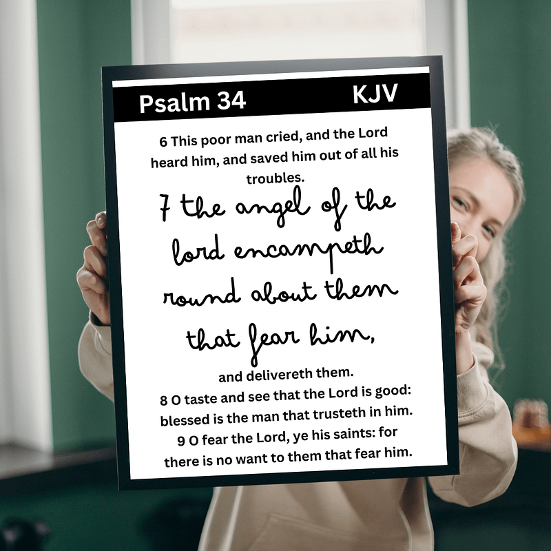The Angel of the Lord encamped round about them that fear Him
