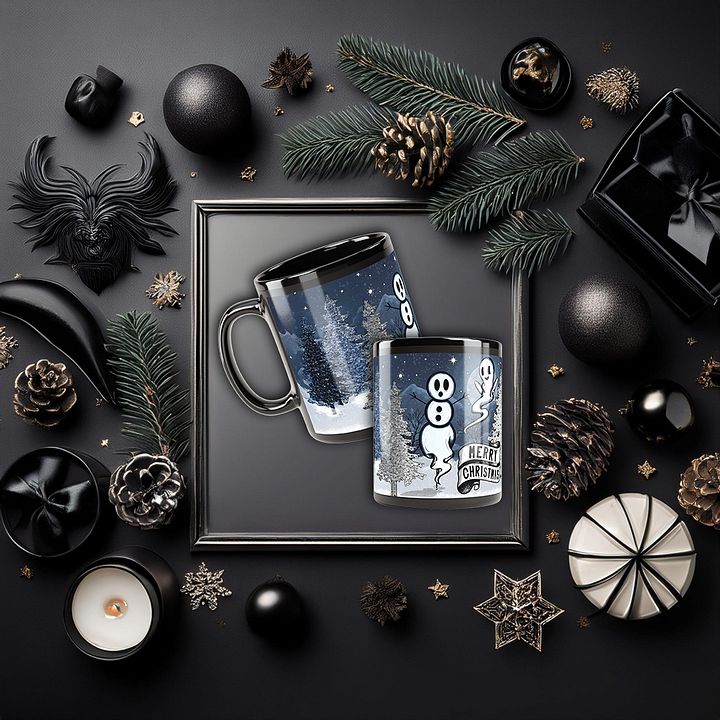 The Snowghost Christmas Mug product image (1)
