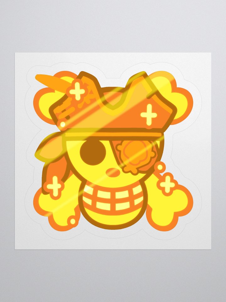 Sinclaire Pirates Sticker (Gold) product image (2)