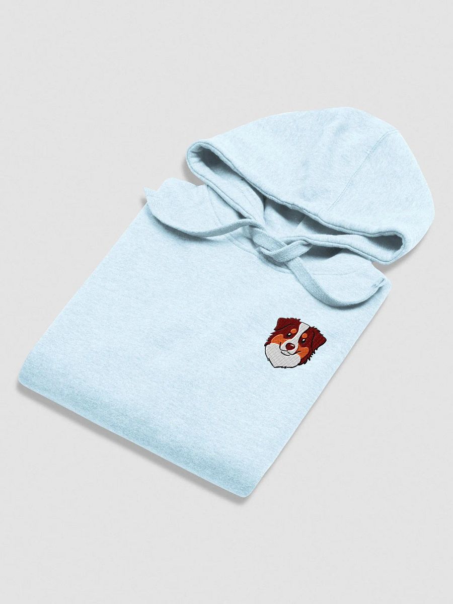 Cheerful Australia Shepherd Embroidered Cotton Hoodie product image (8)