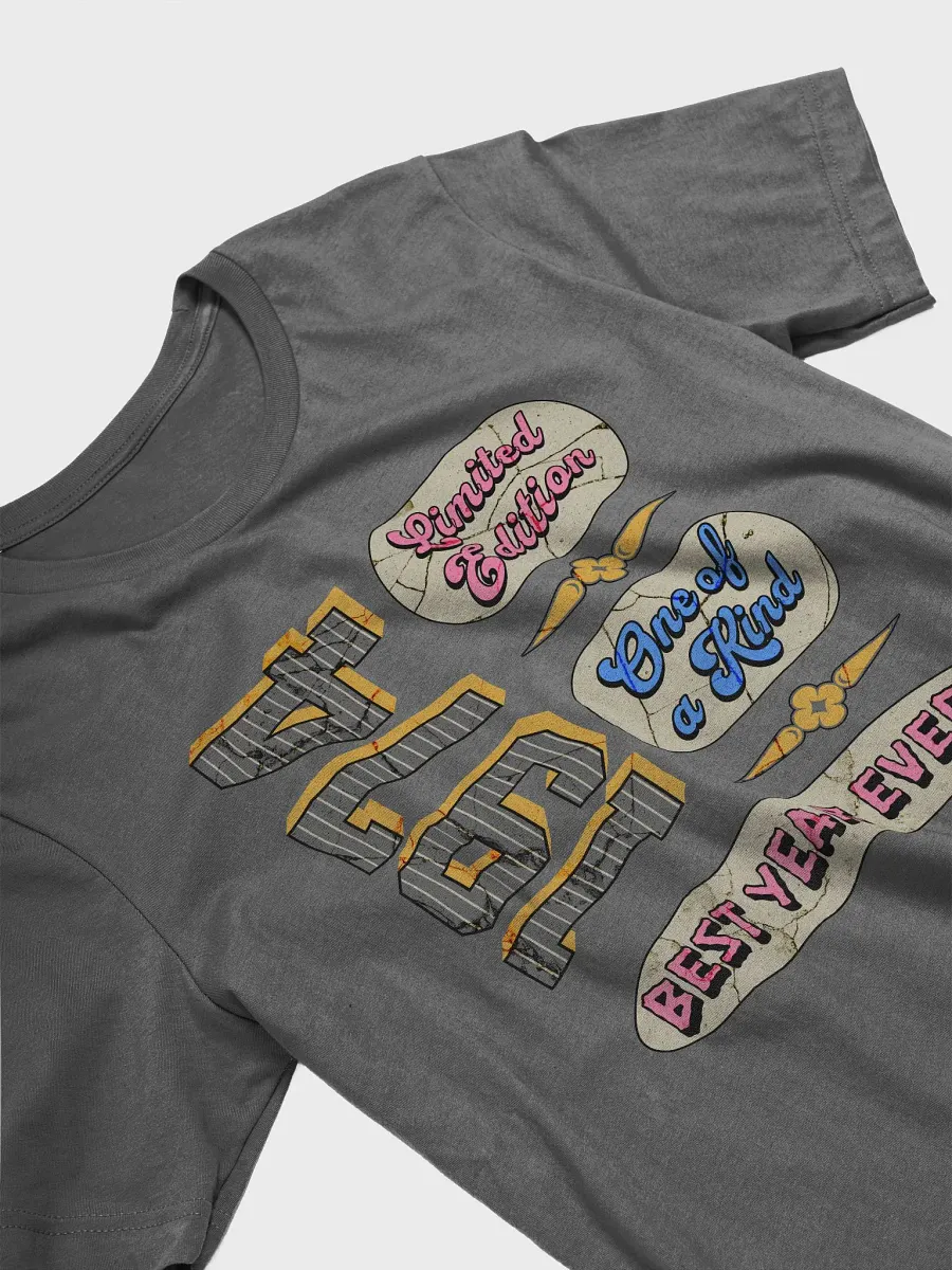 Limited Edition 1974 Typographic T-Shirt product image (2)