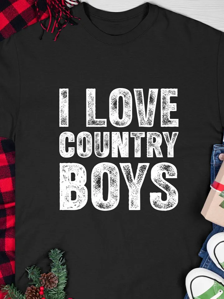I Love Country Boys T-Shirt product image (1)