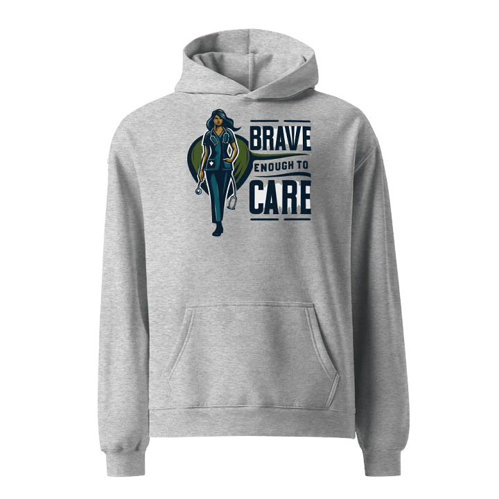 brave enough to care hoodie product image (1)