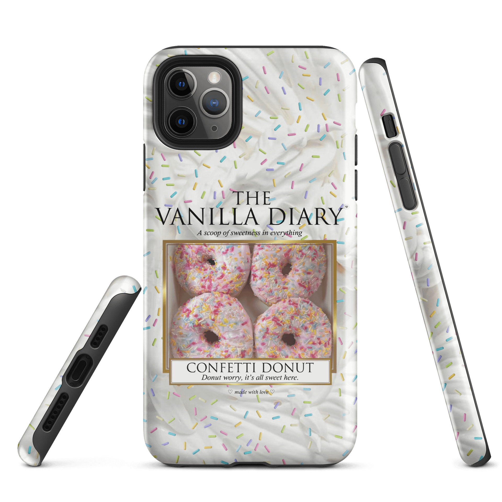 Confetti Donut Phone Case - The Vanilla Diary product image (1)