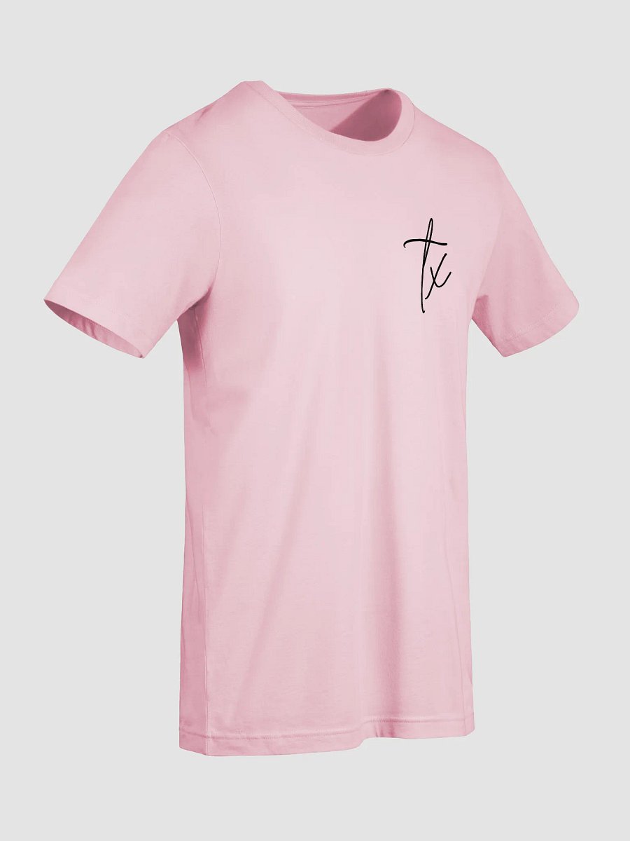 🖋️ Minimal TX Script Tee | Shadow Script Left-Chest Print | Bella+Canvas Unisex Shirt product image (65)