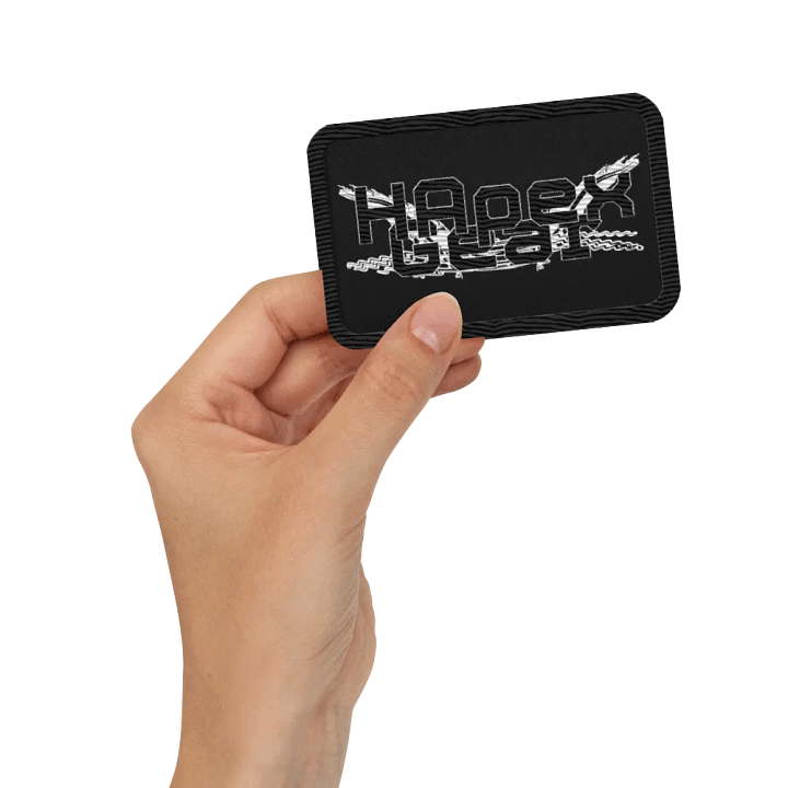 Black HApex Gear Black Logo - Embroidered Patches product image (2)