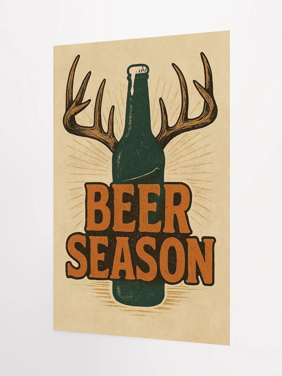 Beer Season Vintage Poster – Funny Outdoor Wall Art product image (5)