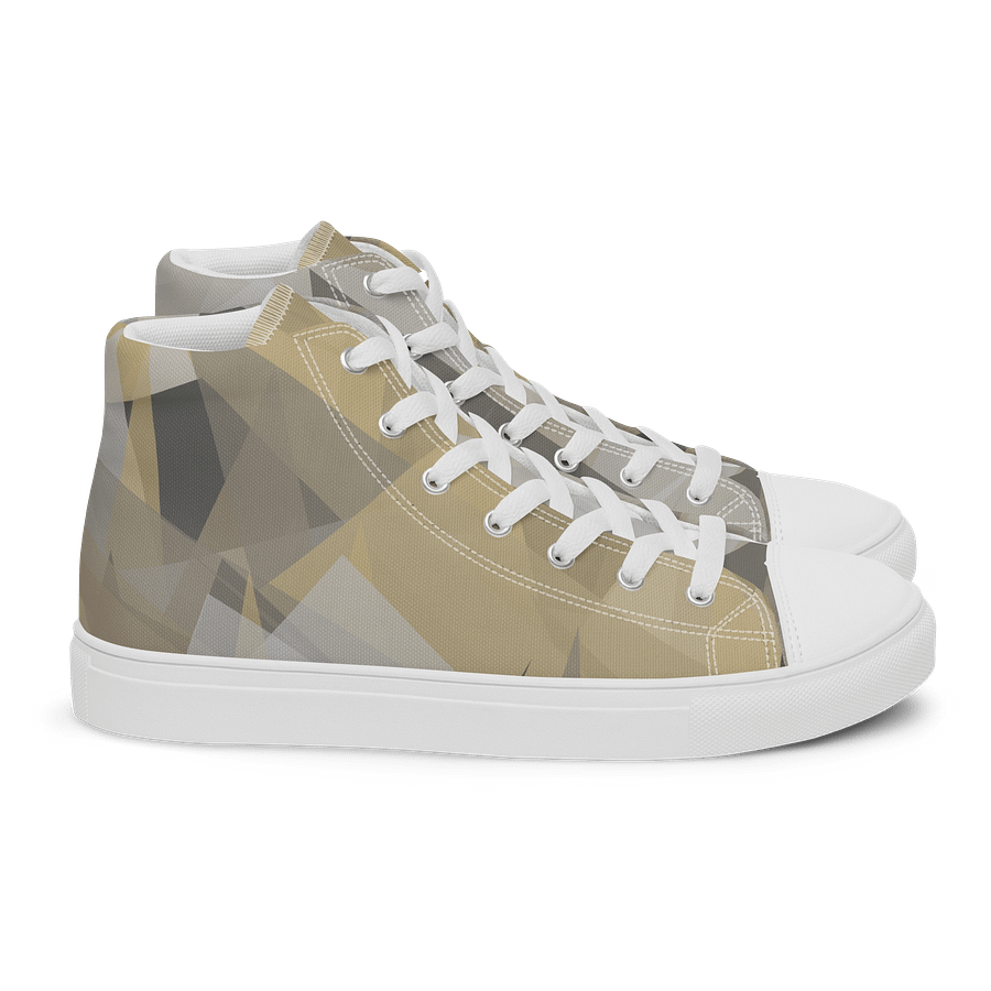 Geometric Fusion High Top Canvas Shoes product image (3)