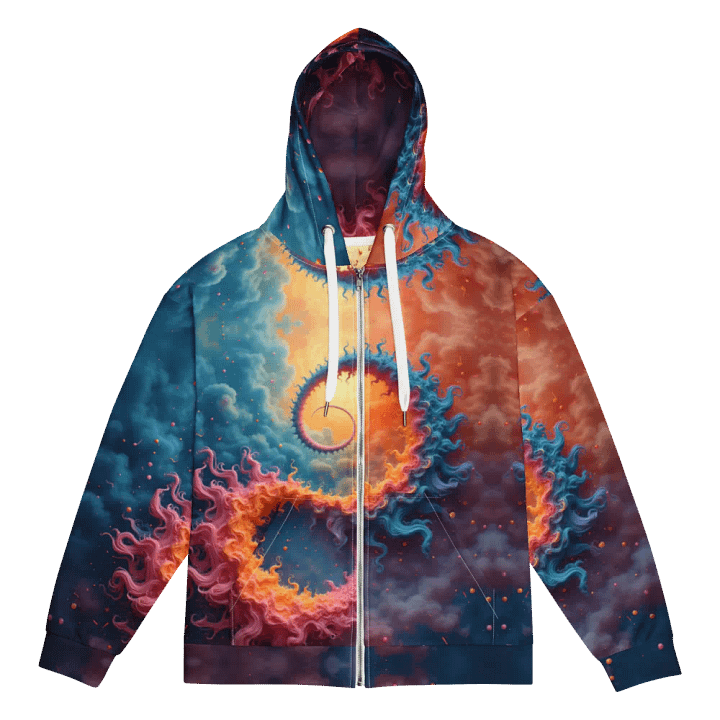 Zippered Hoodie - FRACTAL product image (1)