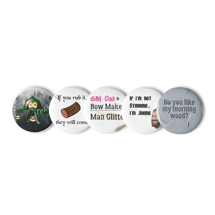 Sleepy Archer Pins product image (1)