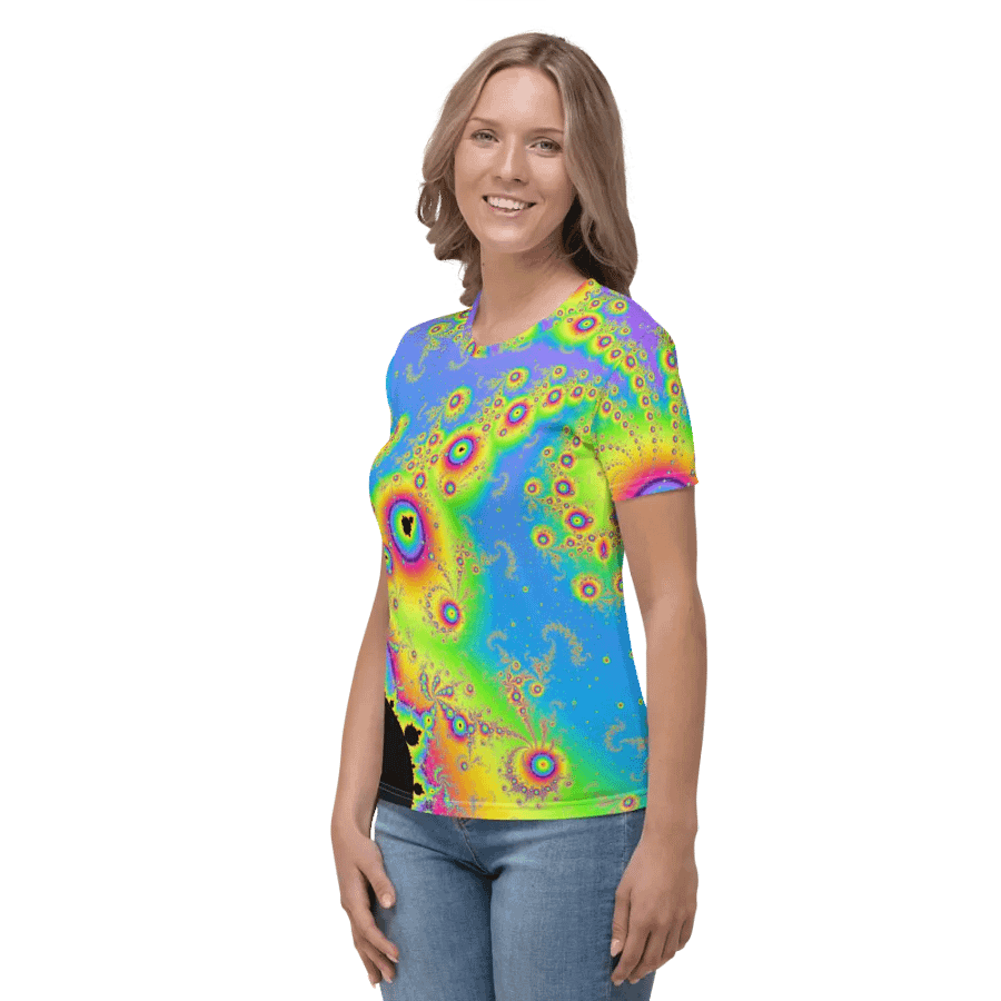 Fractal women's T-shirt - Minibrot Maelstrom product image (4)