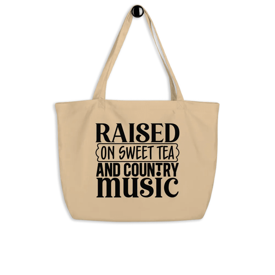 Raised On Sweet Tea And Country Music Tote product image (4)