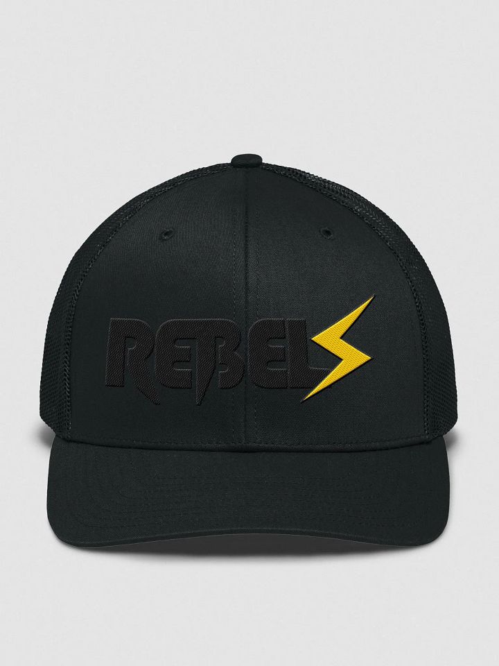 Rebels Trucker Hat | Black | Yellow product image (1)