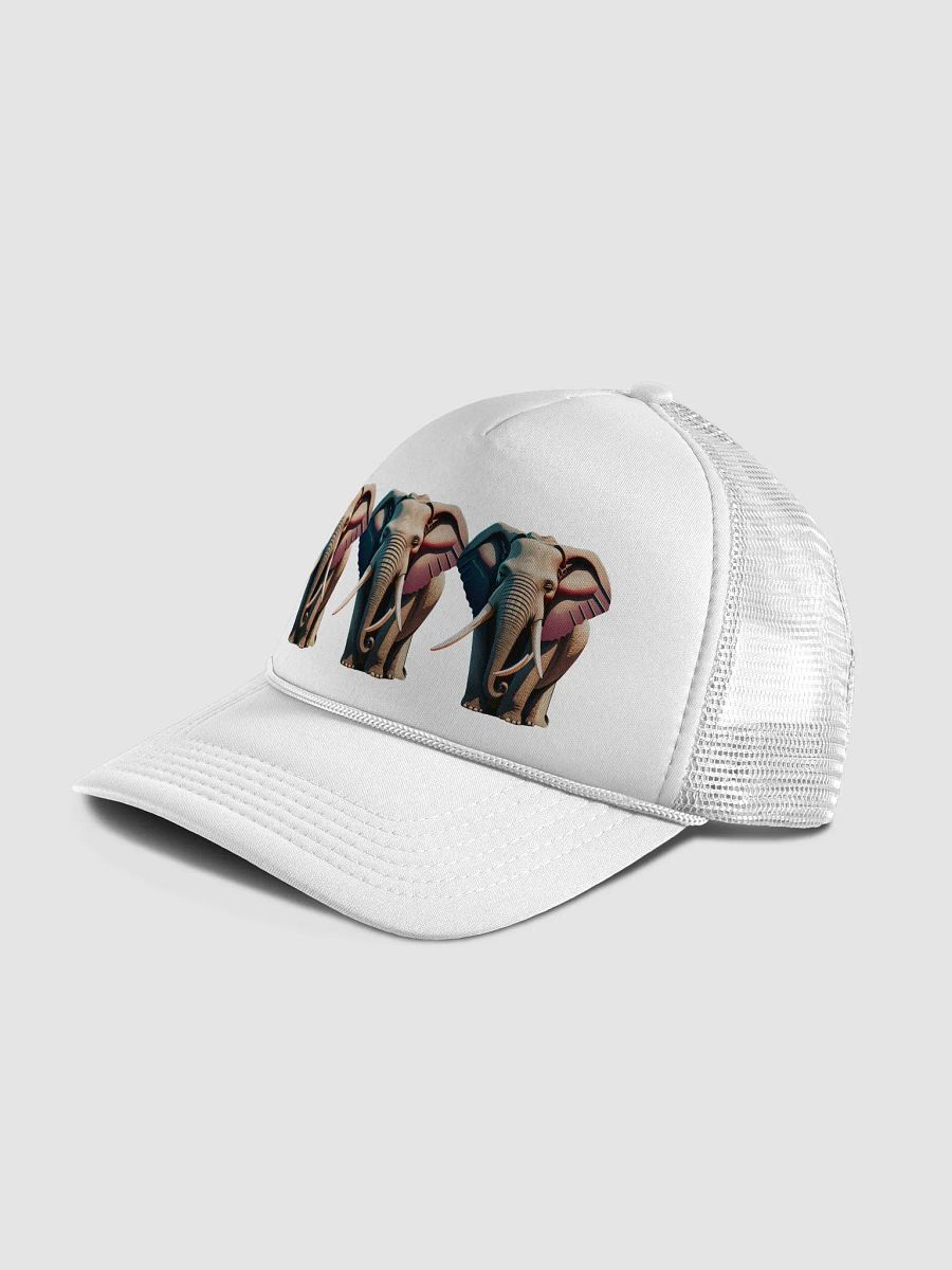 Wise Up: Valucap VC700 Trucker Hat Features Powerful Elephant product image (36)