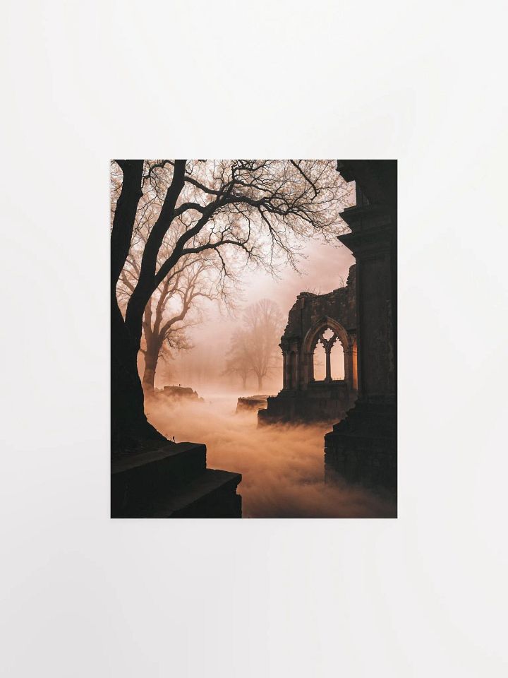 Misty Ruins Matte Poster product image (1)