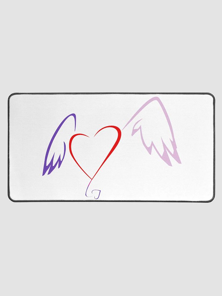 Winged Heart Desk Mat product image (1)