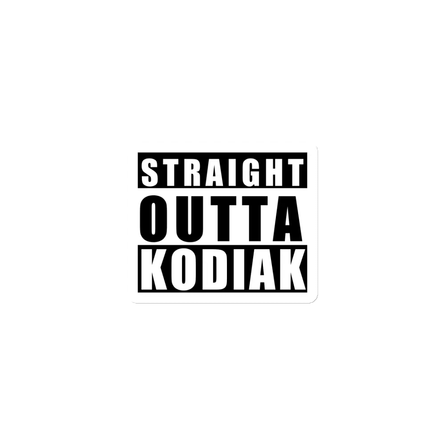 Straight Outta Kodiak Magnet product image (1)