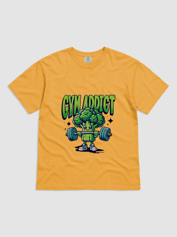 Gym Addict Broccoli Heavyweight Tee product image (5)