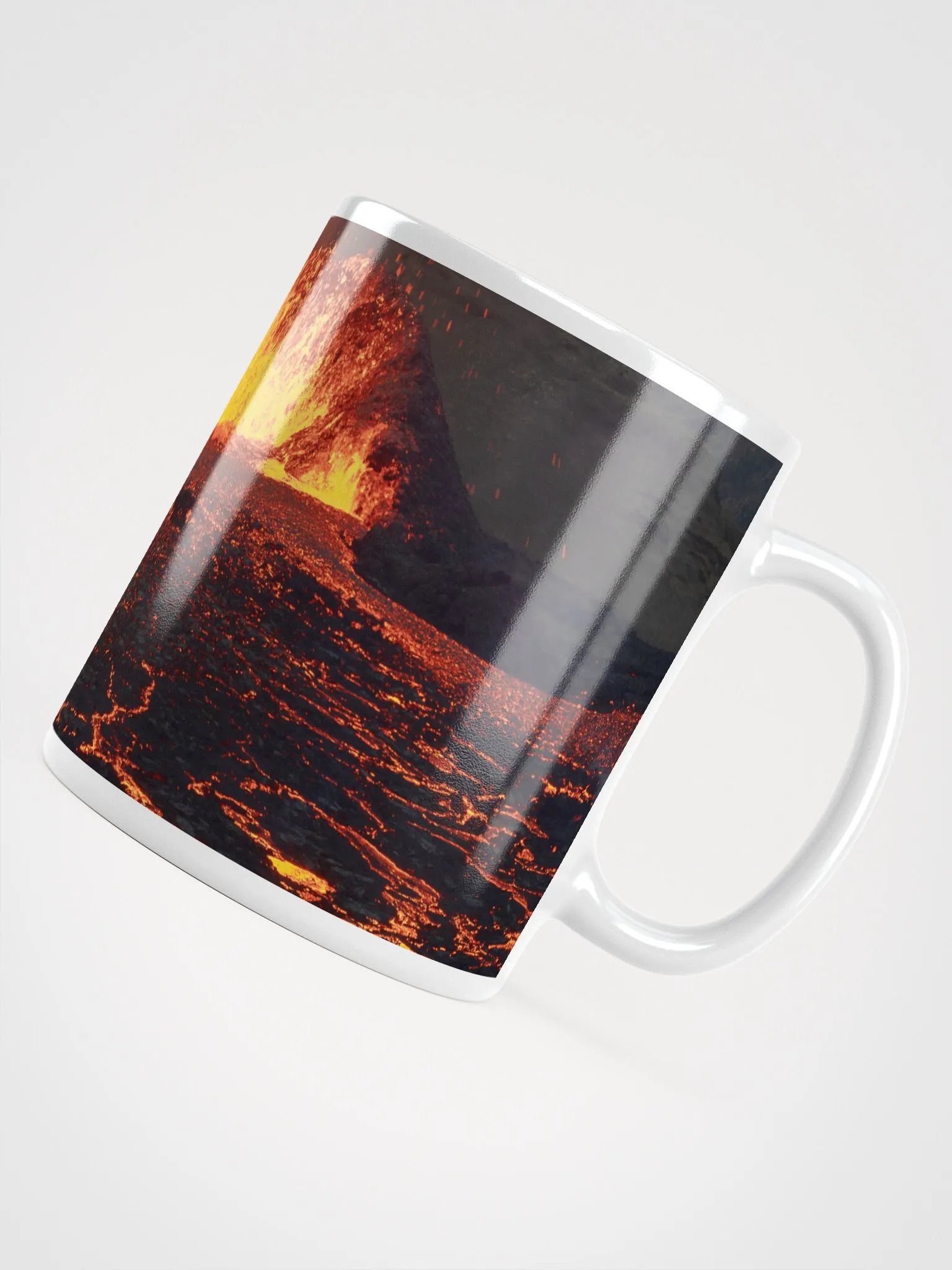 Iceland Volcano Live Streaming Mug product image (4)