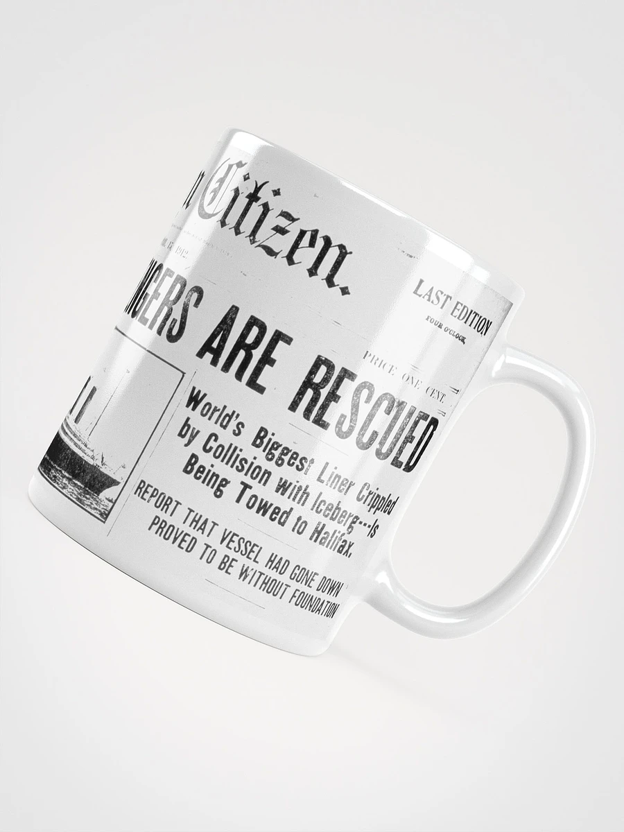 Titanic Survives! Newspaper Mug product image (5)