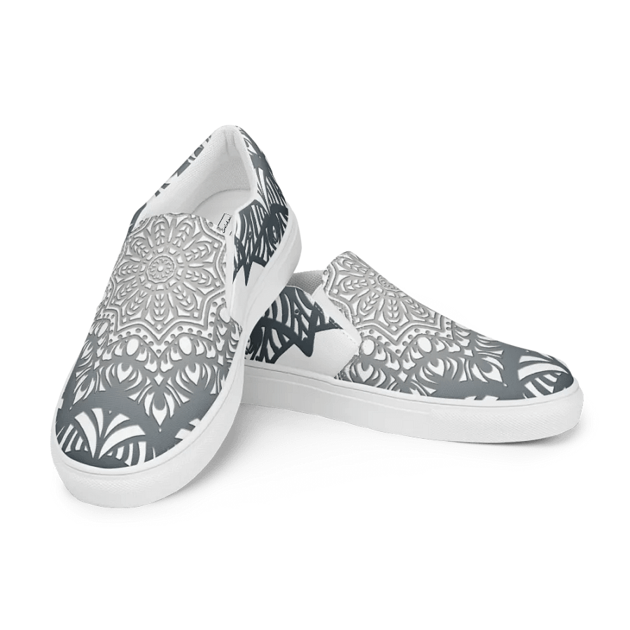 Mandala Symmetry Women's Slip-Ons product image (2)