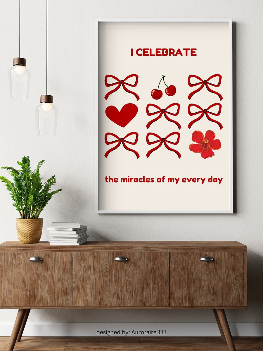 I Celebrate - Printable Wall Art | Digital Poster Download | Multiple Sizes Included product image (7)