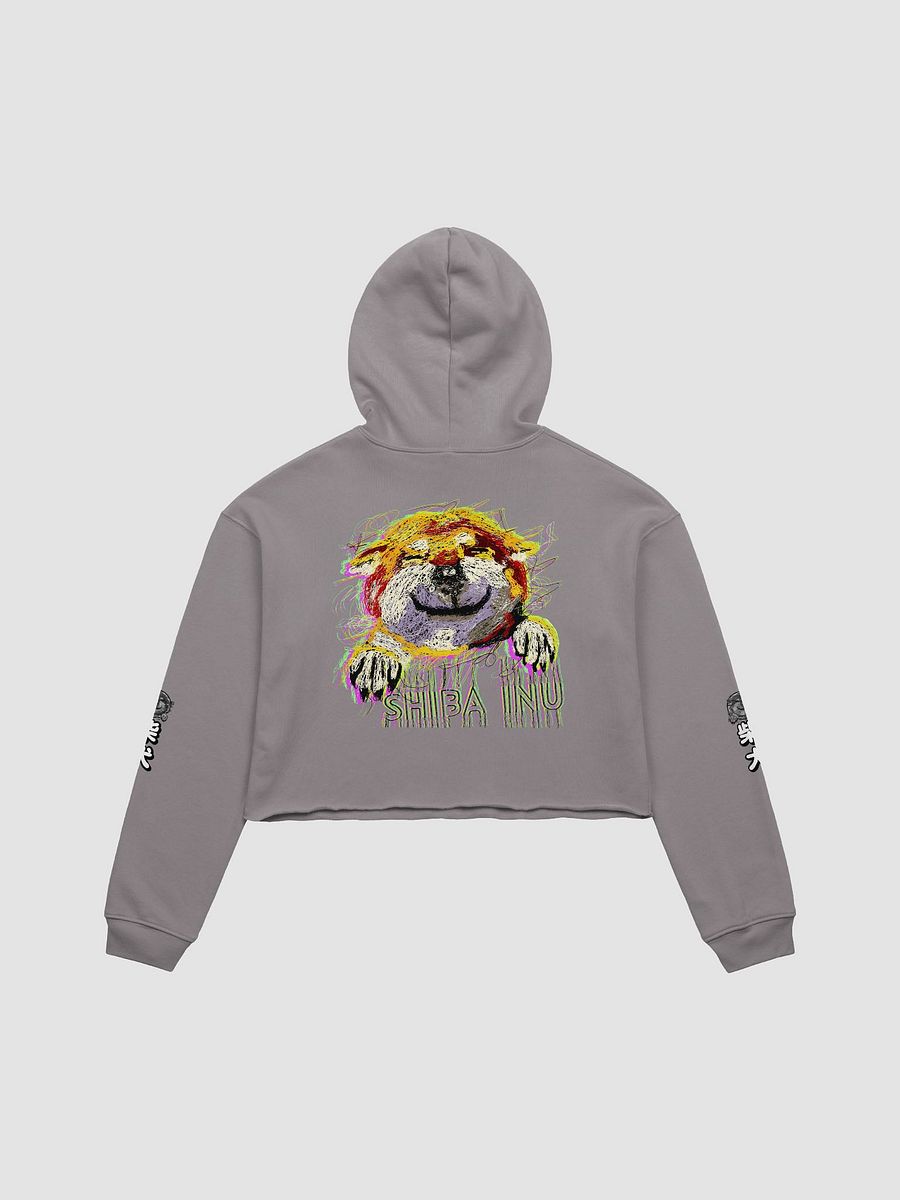 "HI" SHIBA INU Crop Hoodie product image (10)