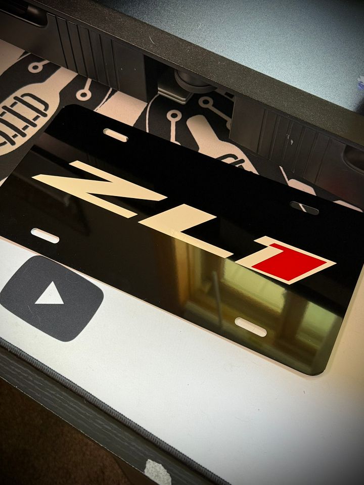 Track & Show Vanity Plate // ZL1 product image (2)
