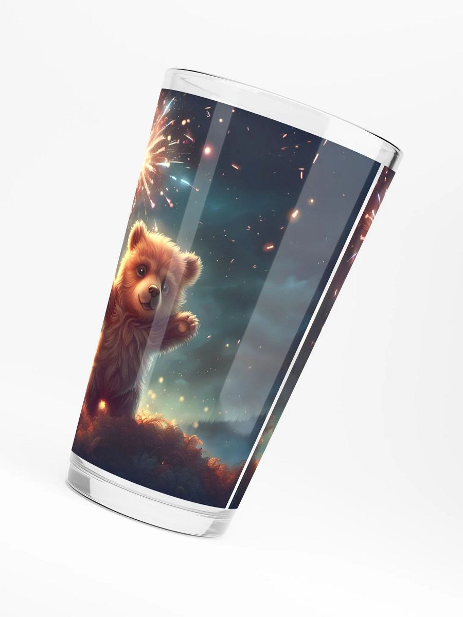 Fireworks Bear Pint Glass product image (6)