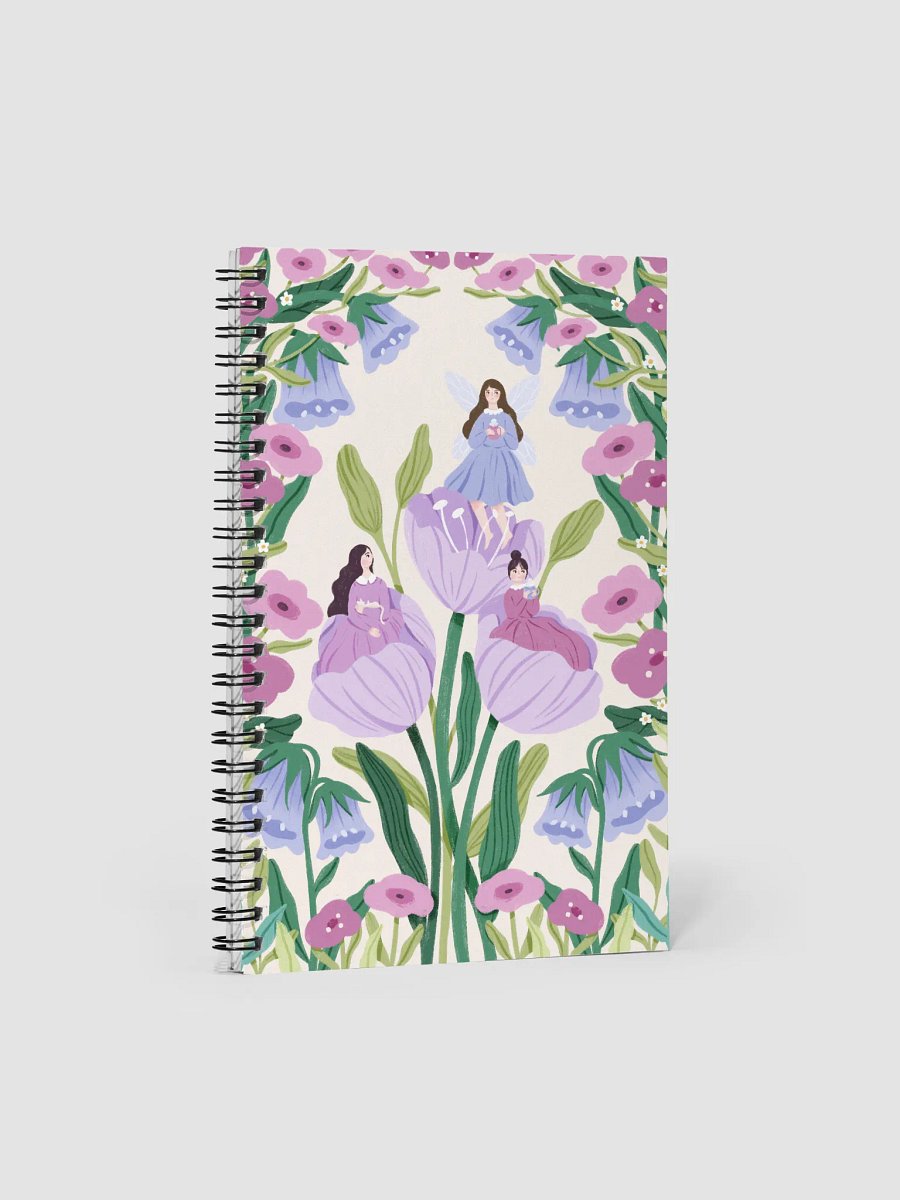 Enchanting Floral Dating Day Spiral Notebook product image (1)