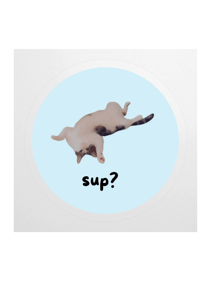 Ollie "Sup?" Sticker product image (1)