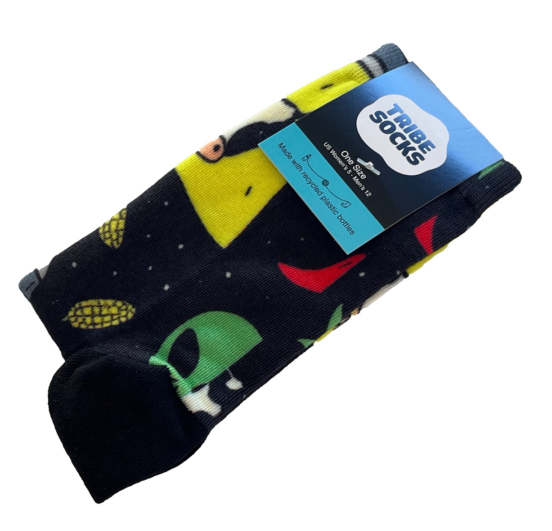 Corny UFO Abduction Roswell Aliens Eco Friendly Crew Socks product image (5)