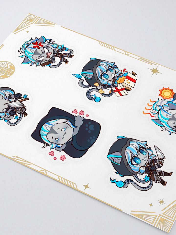 Shiva & Bengali Chibi Sticker Set product image (2)