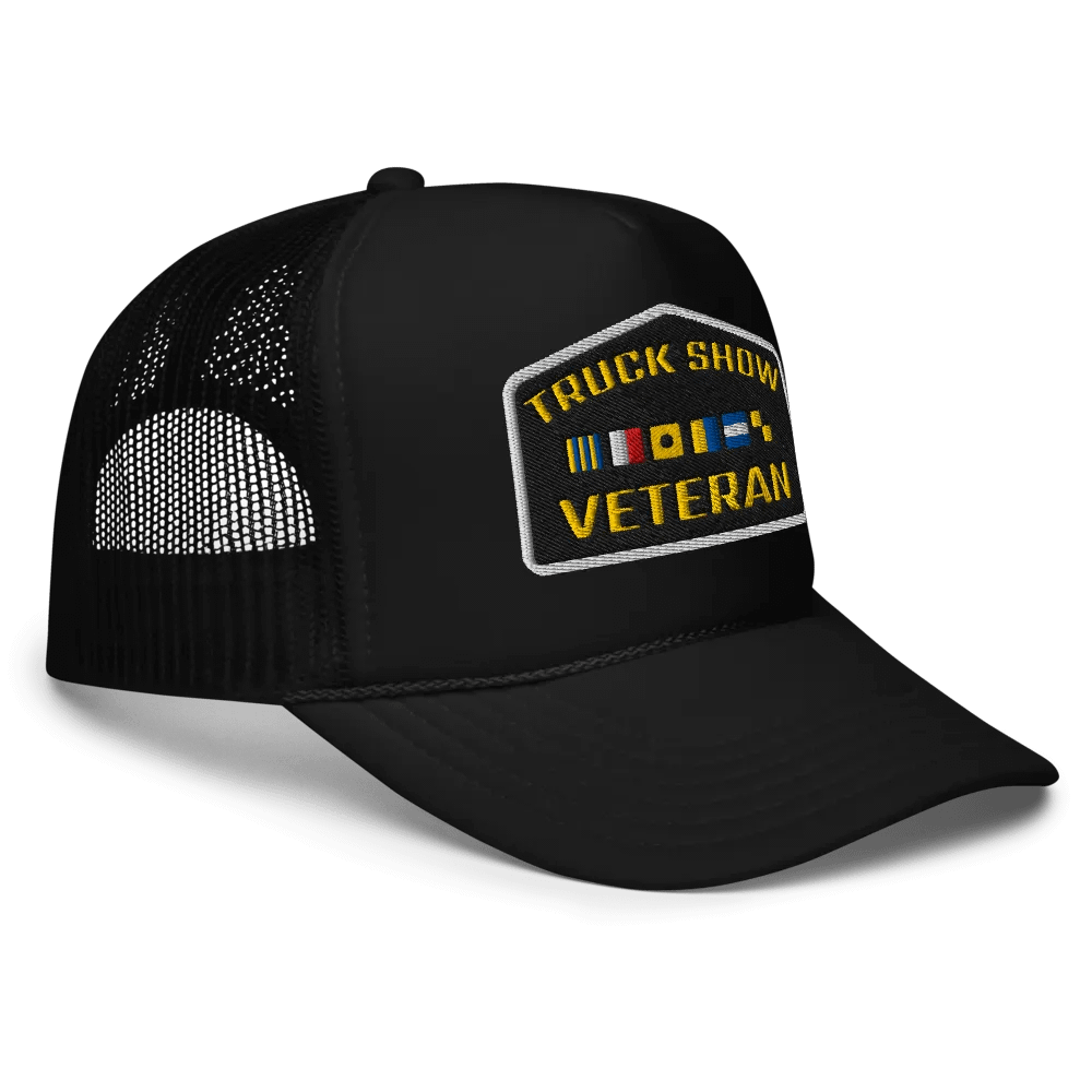TRUCKSHOW VETERAN Foam Trucker Hat product image (4)
