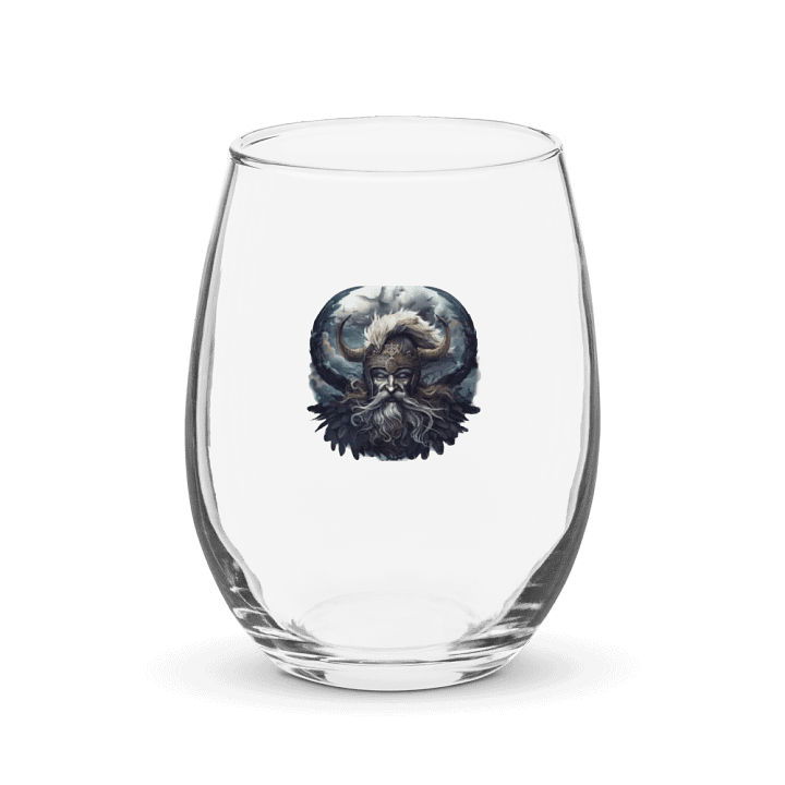 Odin - The Allfather of Norse Gods Stemless Water / Wine Glass product image (1)