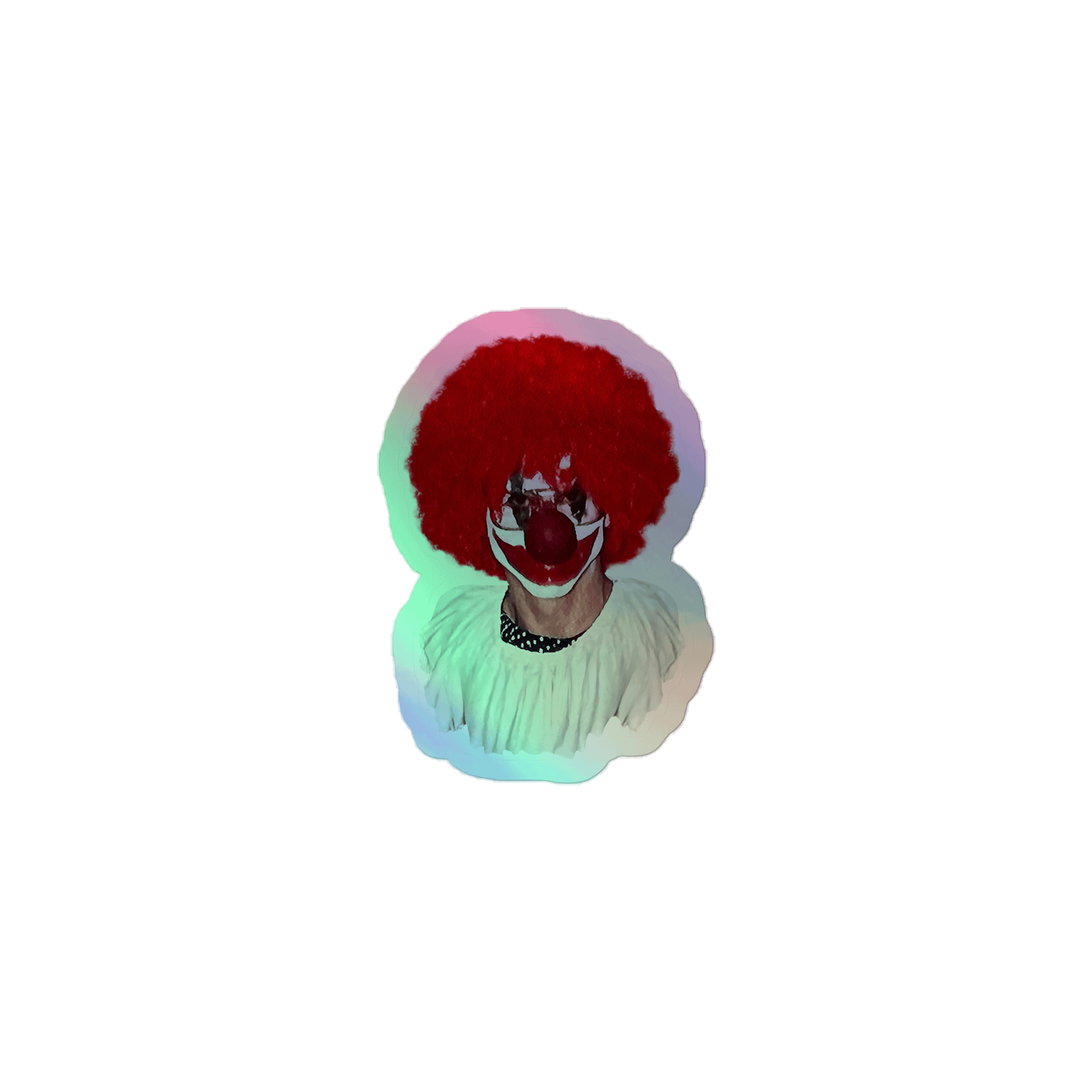 Clown Dad Holographic Sticker product image (1)