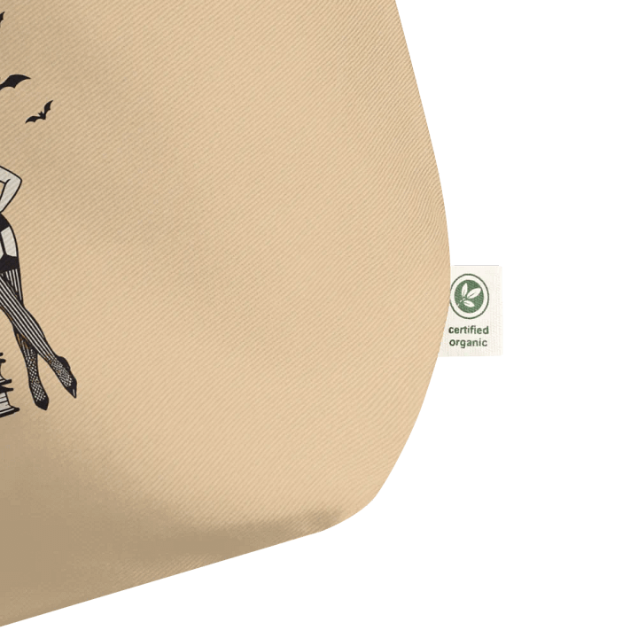 Spooky Teacher Organic Tote Bag product image (2)