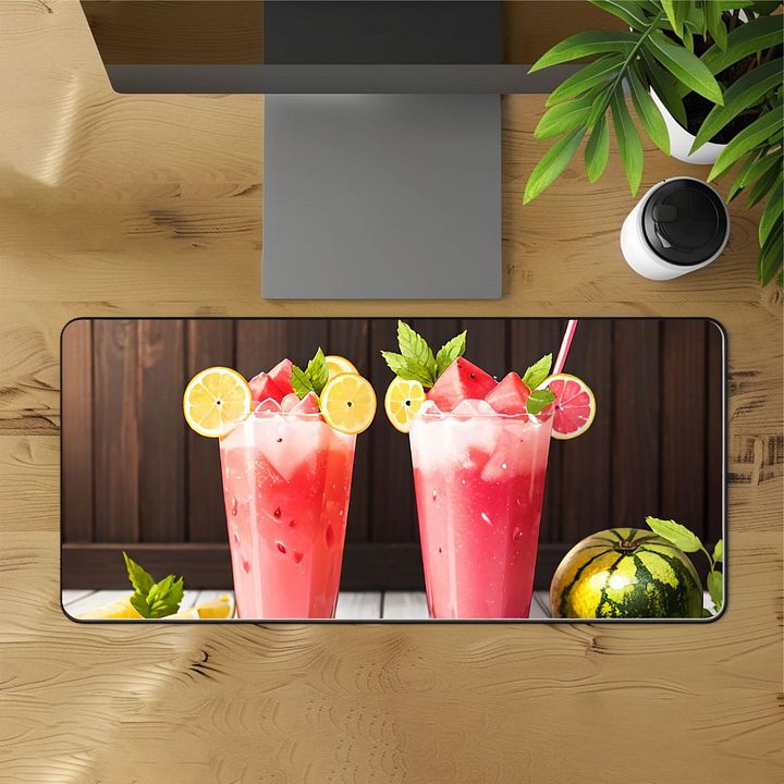 Watermelon Lemonade Bliss Desk Mat – Refreshing Summer Vibes product image (1)