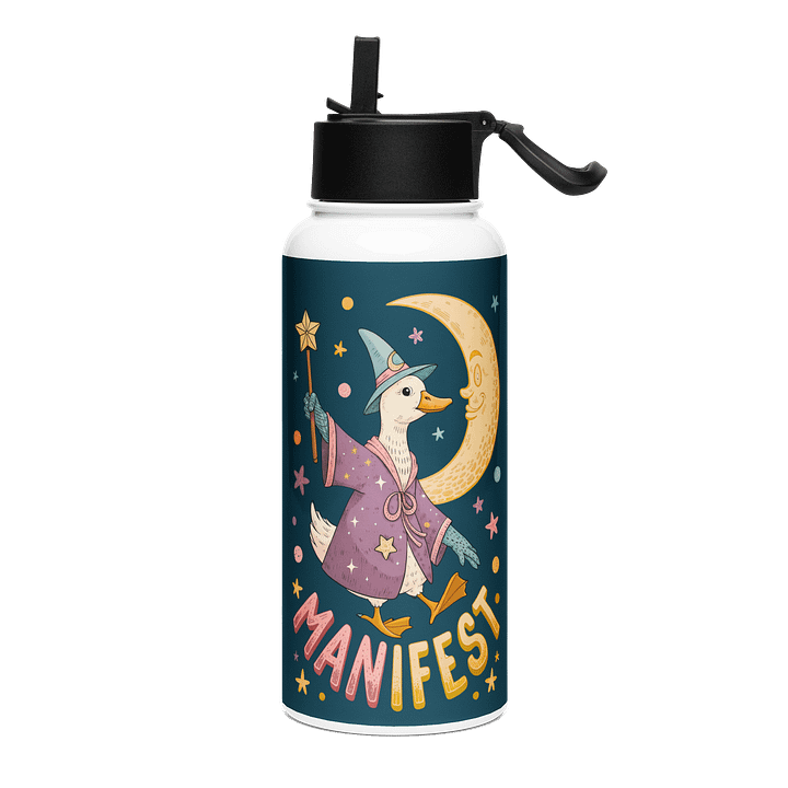Manifesting Magic Stainless Steel Water Bottle product image (1)