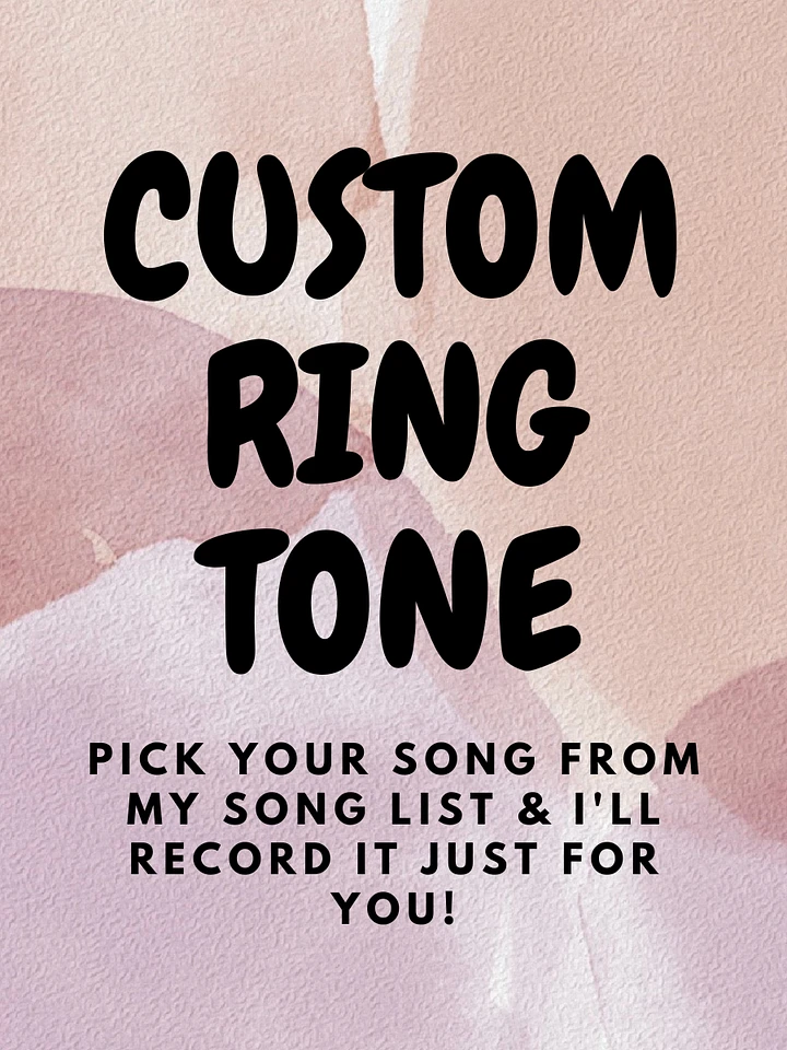 Custom Ringtone product image (1)