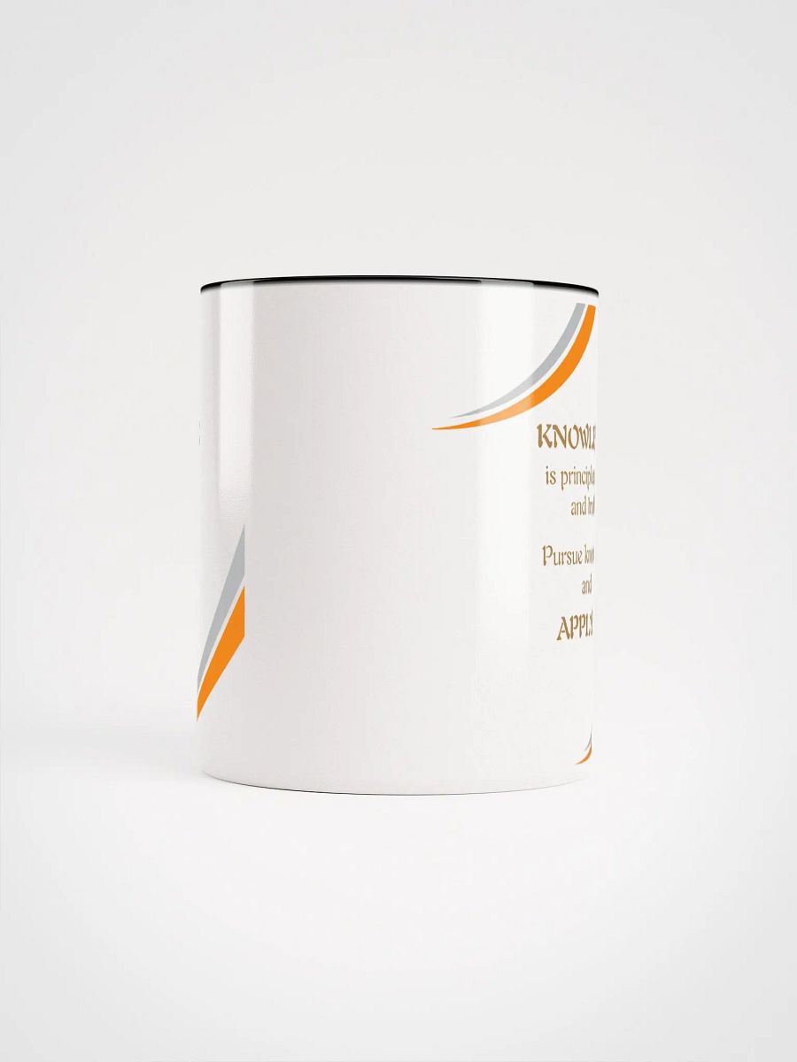 Knowledge Apply it Color Splash Ceramic Mug product image (5)