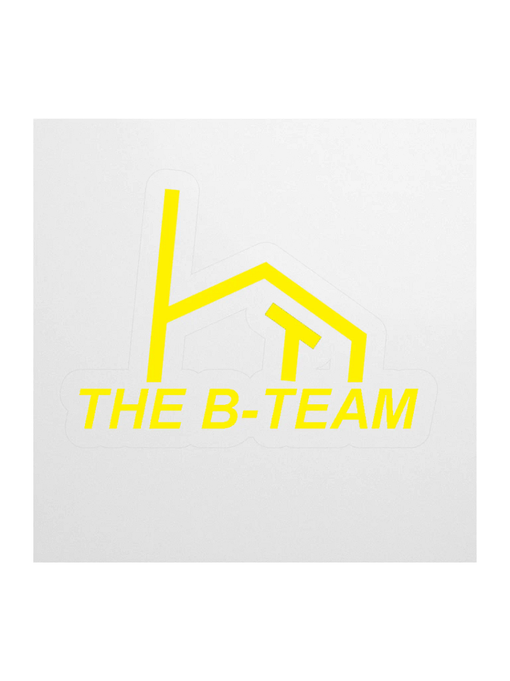 B-Team Yellow Logo Sticker product image (2)