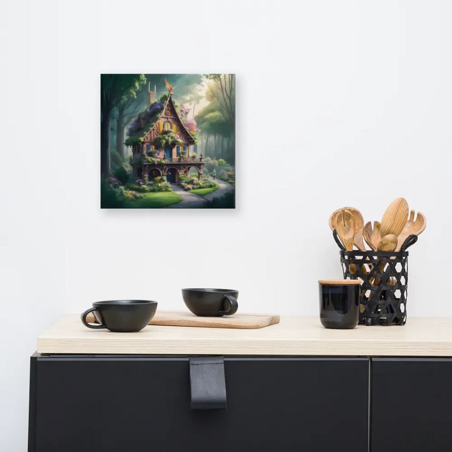 Watercolour Fairy House Art - v3 product image (8)